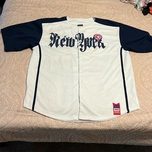 Vintage Men’s XL New York Baseball jersey by Delf